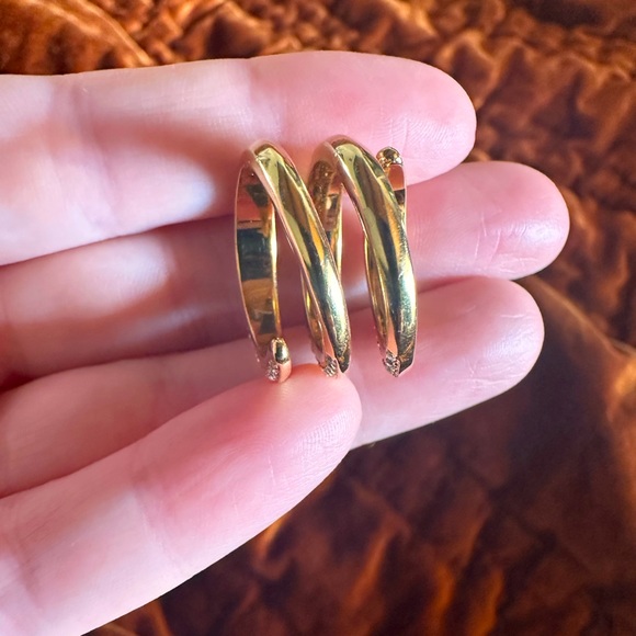 Michael Kors Gold Spiral Ring with Rhinestones- Size 7 - Picture 4 of 4